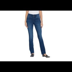 Laurie Felt Silky Curve Straight Leg Jean 1X NWT